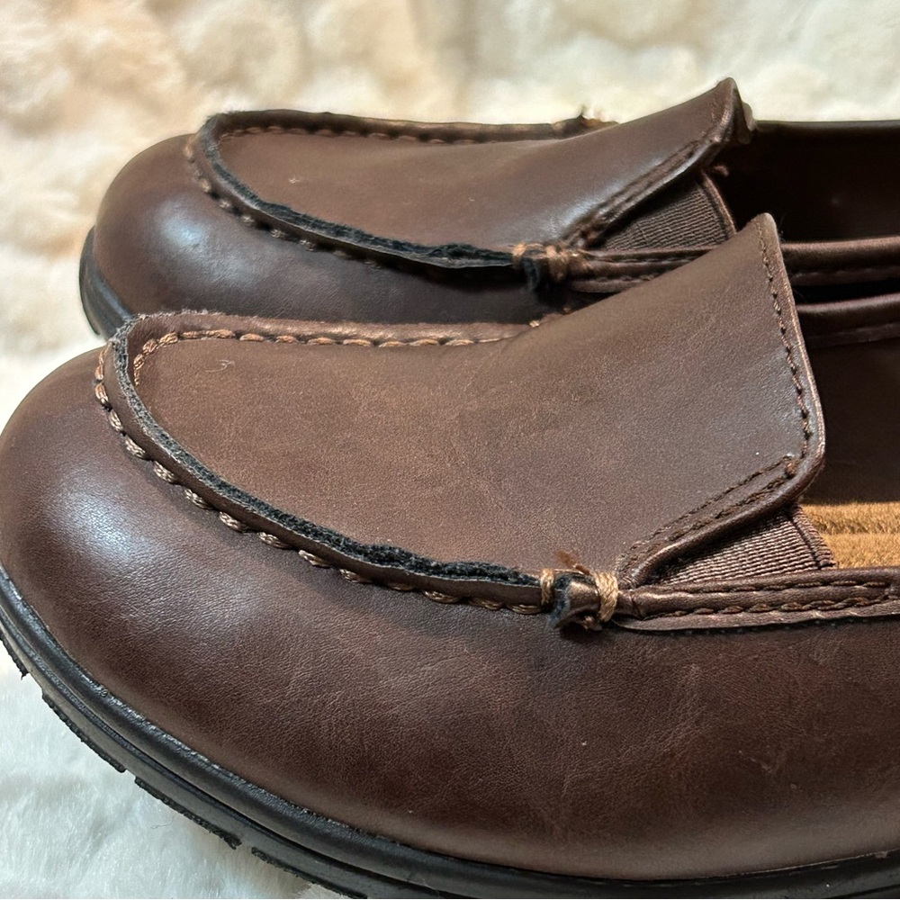 Women’s size 7.5 WIDE Comfort Plus by Predictions Dark Brown loafers - Picture 8 of 13